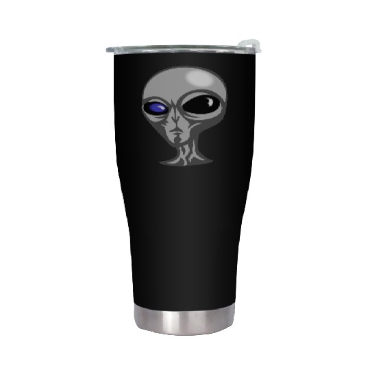 Roswell New Mexico Grey Alien Stainless Steel Tumblers