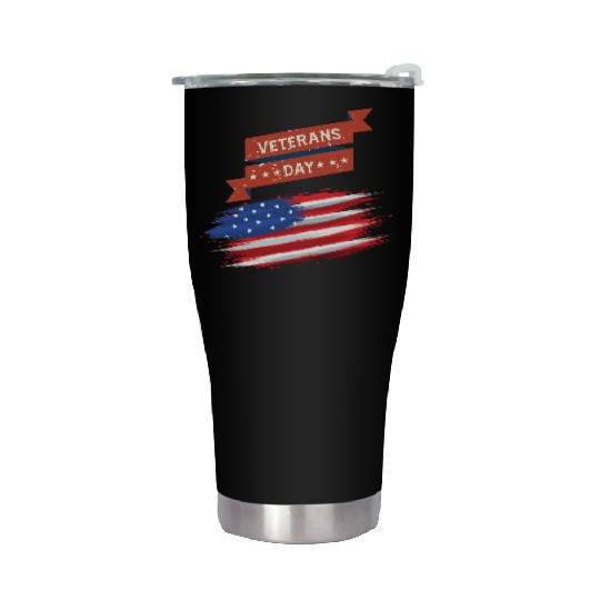 Thank You Veterans l Veterans Day Gift Idea Stainless Steel Tumblers