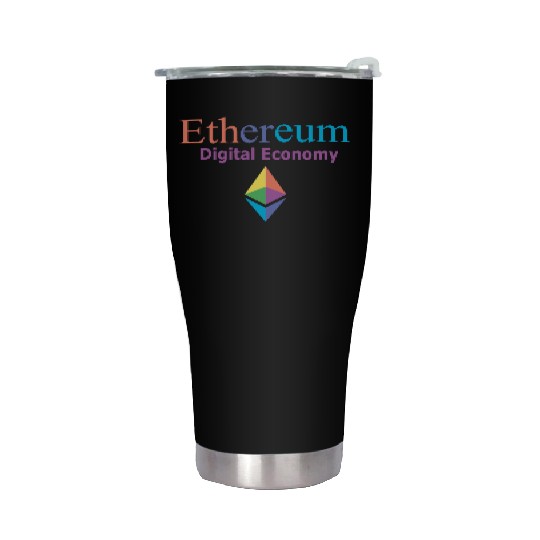 ETHEREUM DIGITAL ECONOMY Stainless Steel Tumblers