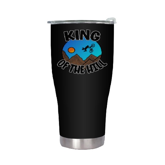 King Of The Hill - Cyclist Gift Stainless Steel Tumblers