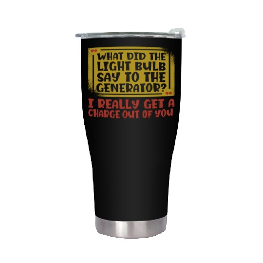 Electrician Electrical Engineer Lineman Stainless Steel Tumblers