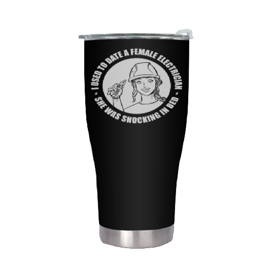 Electrician Electrical Engineer Lineman Stainless Steel Tumblers