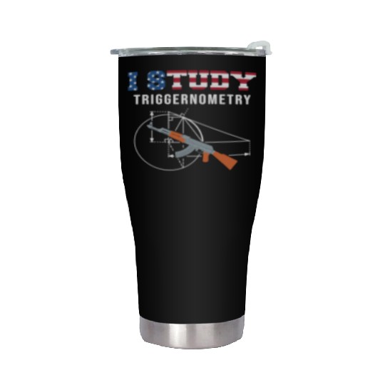 I Study Triggernometry - Gun Lover Stainless Steel Tumblers