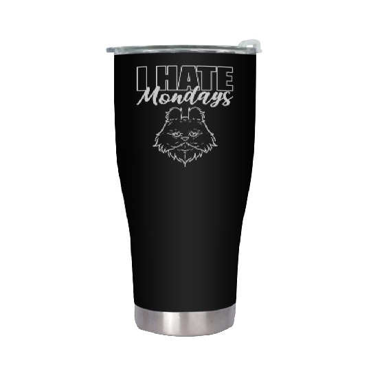 I Hate Mondays Pet Lover Gift Stainless Steel Tumblers