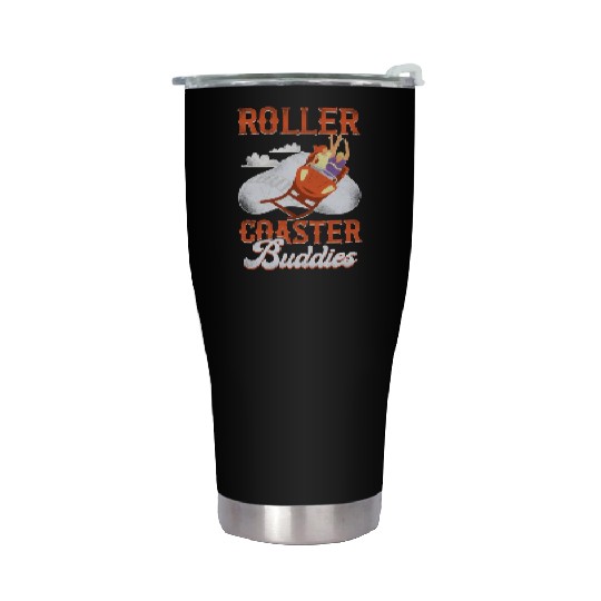 Roller Coaster Friends Besties Stainless Steel Tumblers