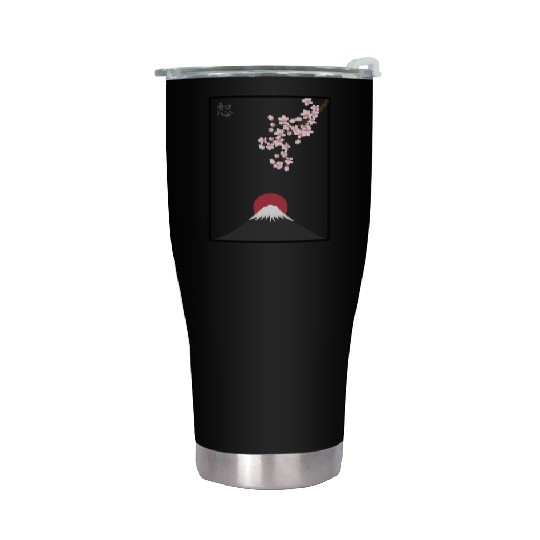 Japanese Mount Fuji Stainless Steel Tumblers Premium