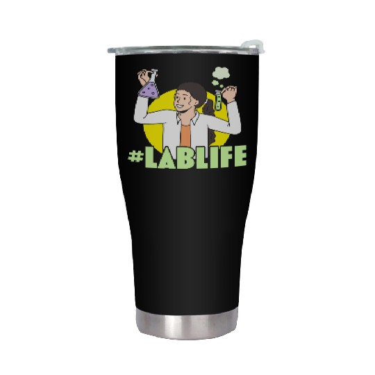 #LabLife Biologist Science Teacher Biology Major Stainless Steel Tumblers