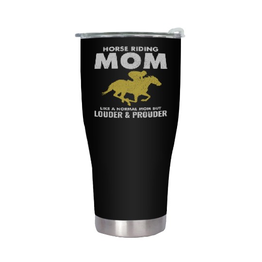 Barrel Racer Racing Horse Riding Mom Mothers day Stainless Steel Tumblers
