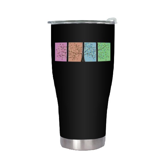 Four Seasons Stainless Steel Tumblers