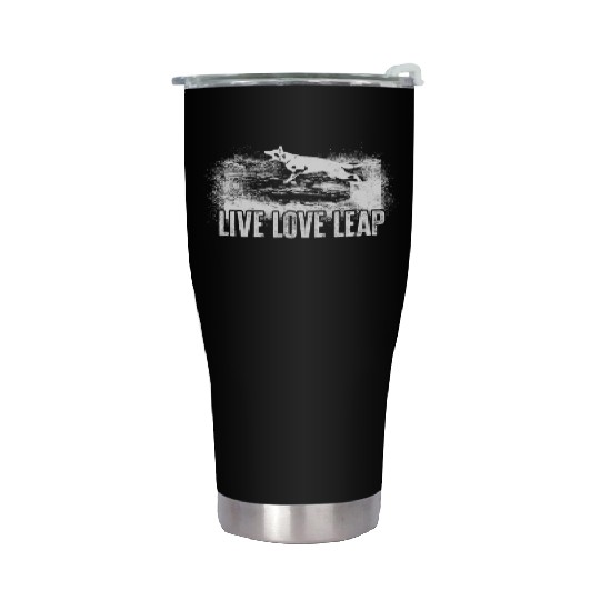 Live Love Leap - agility sport Stainless Steel Tumblers