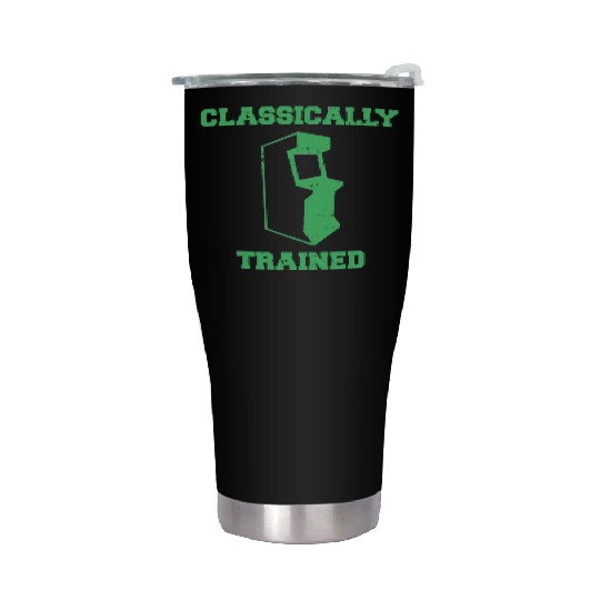 Classically Trained | Arcade player Stainless Steel Tumblers