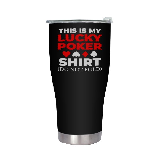 Card Game Blackjack Win Play Stainless Steel Tumblers