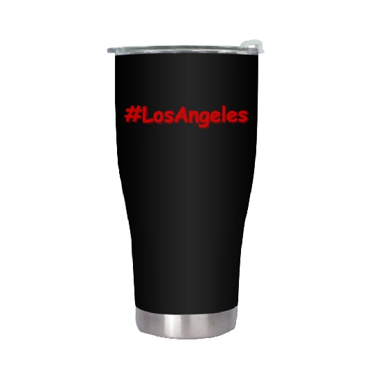 "#LosAngeles" Cute Design. Buy Now Stainless Steel Tumblers