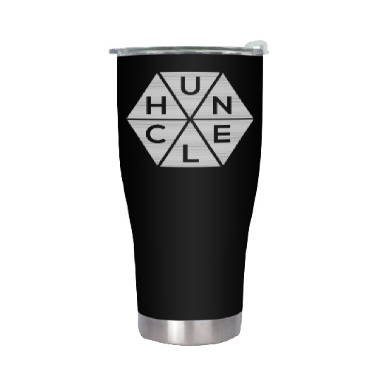 Abstract Triangle Huncle Stainless Steel Tumblers