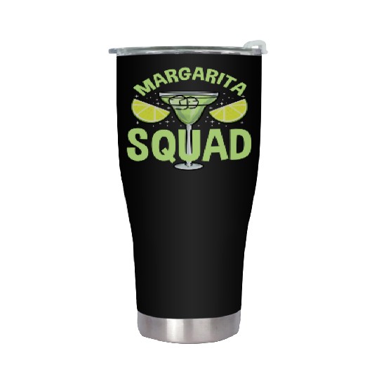 Margarita Squad For Margarita Lover Stainless Steel Tumblers