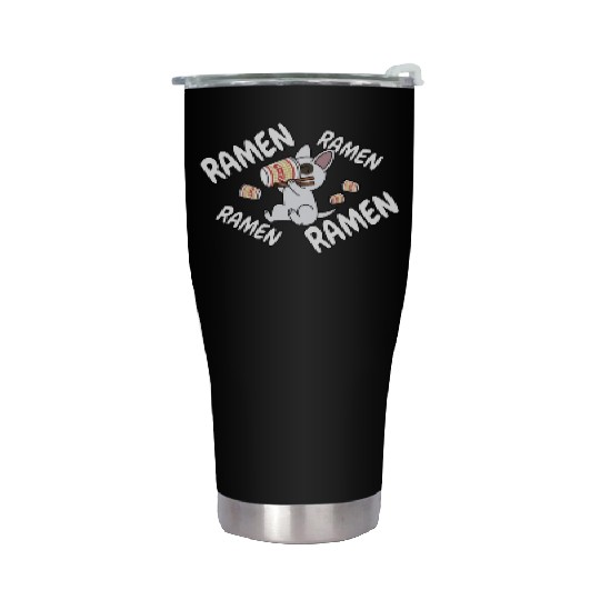 English Bull Terrier Instant Ramen Noodles Stainless Steel Tumblers