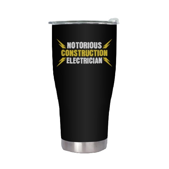 Electrician Electrical Engineer Lineman Stainless Steel Tumblers
