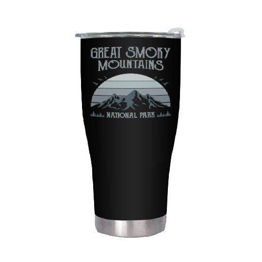 Great Smoky Mountains Vintage National Park Stainless Steel Tumblers