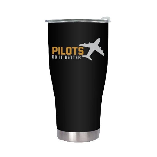 Pilots Do It Better Stainless Steel Tumblers