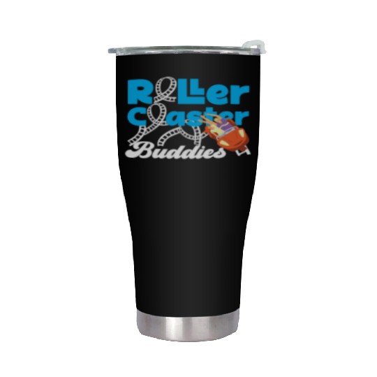 Roller Coaster Friends Besties Stainless Steel Tumblers