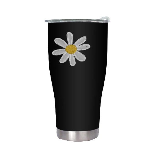 Daisy Flower - Gift, Present Stainless Steel Tumblers