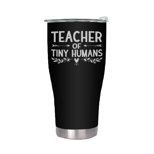 Teacher of Tiny Humans Kindergarten PreK Teacher Stainless Steel Tumblers