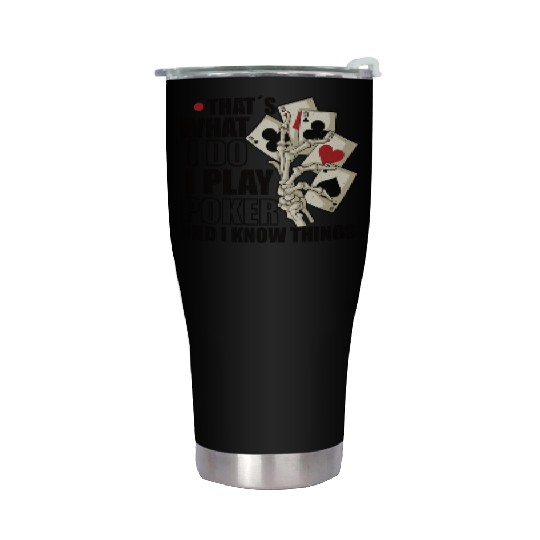 Poker Casino Poker Player Gambling Roulette Gift Stainless Steel Tumblers