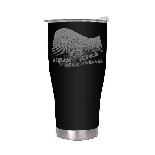 Eyes Wide Winter Come 2 The Light Grey Stainless Steel Tumblers