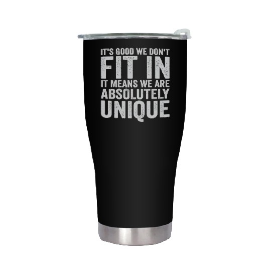 Positivity Misfits Poets Poetry Unique Uniqueness Stainless Steel Tumblers