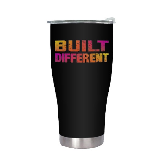 Built Different On Another Level Funny Gaming Stainless Steel Tumblers
