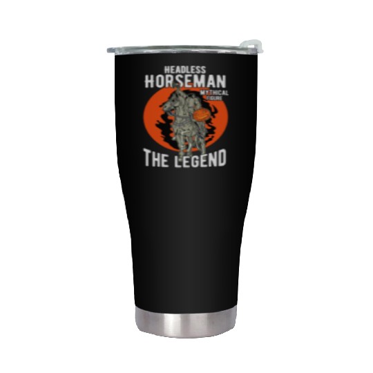 Headless Horseman Halloween Stainless Steel Tumblers, Halloween Party