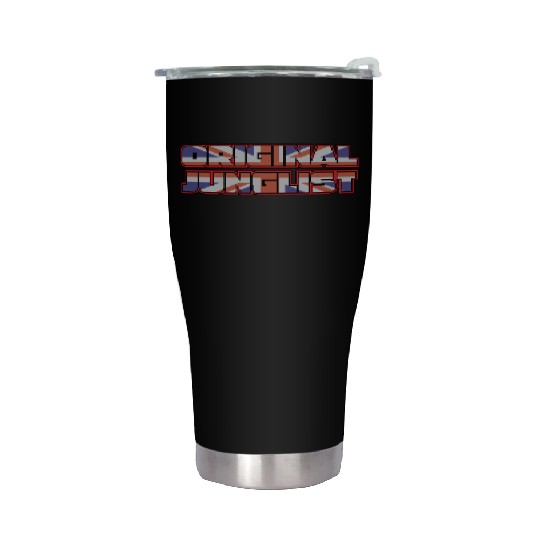 Original Junglist DNB Drum n Bass UK Remix Stainless Steel Tumblers