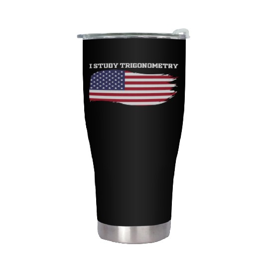 I Study Triggernometry 2nd Aamendment US American Stainless Steel Tumblers