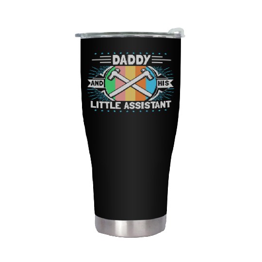 Father Son Newborn Family Gift Idea Stainless Steel Tumblers