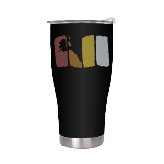 Climbing Vintage Mountaineering Bouldering Stainless Steel Tumblers
