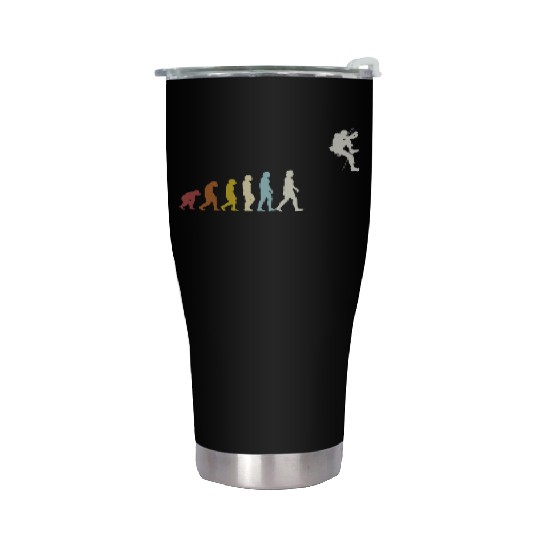 Climbing Evolution Mountaineering Bouldering Stainless Steel Tumblers