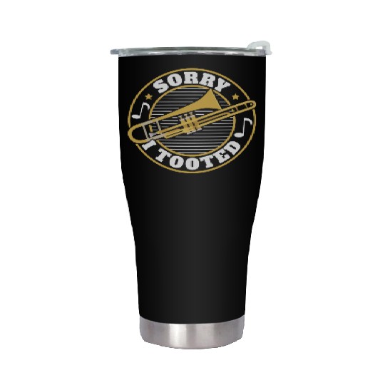 Trombone Outfit For Trumpet Player Music Band Stainless Steel Tumblers