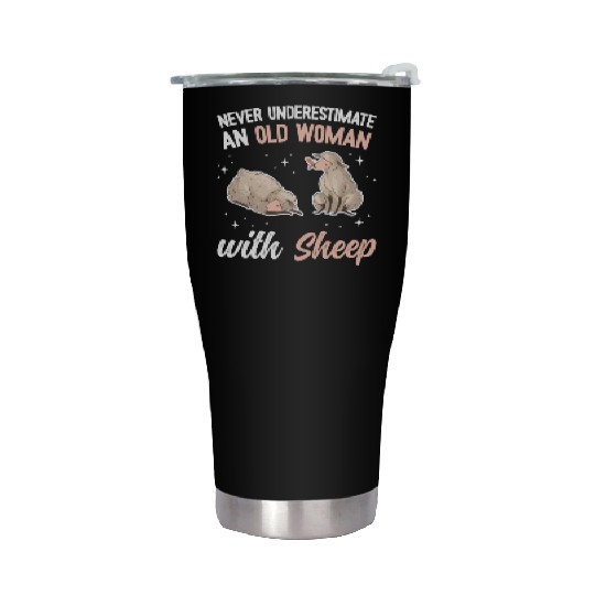 Cute Lamb Saying - Farmer & Sheep Stainless Steel Tumblers