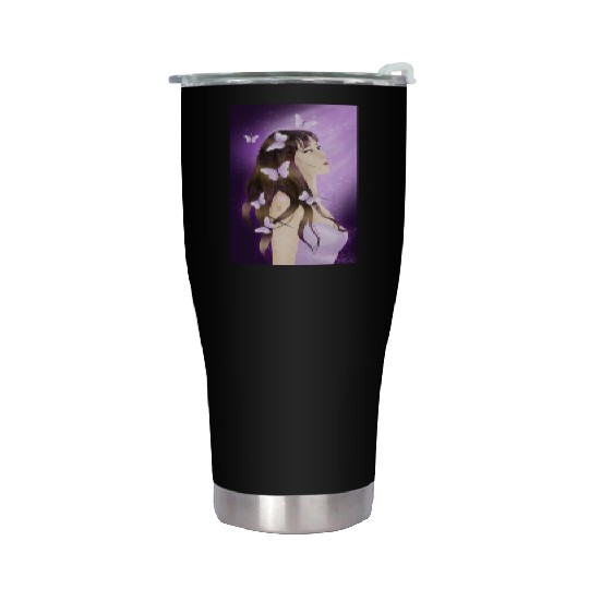 BTS Butterfly Fan Girl Stainless Steel Tumblers