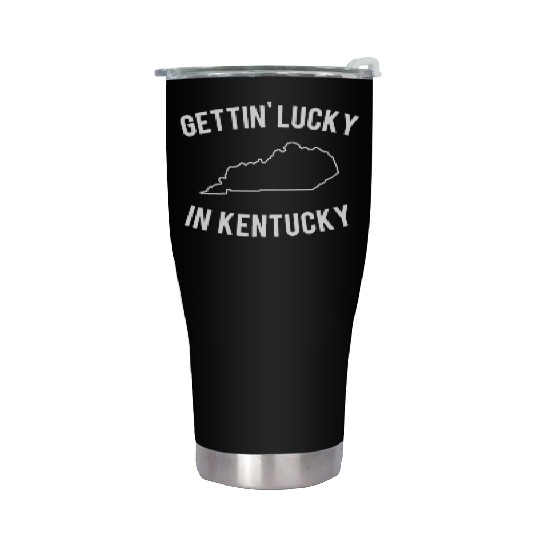 Getting Lucky In Kentucky Stainless Steel Tumblers