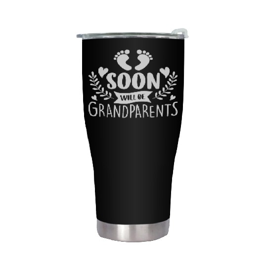 We Will Soon Become Grandparents, Be Grandparents Stainless Steel Tumblers