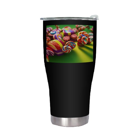A glimpse into candy land version 2 Stainless Steel Tumblers
