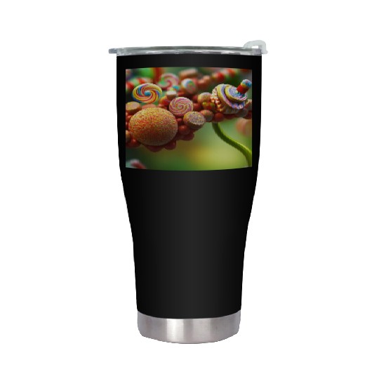 A glimpse into candy land version 4 Stainless Steel Tumblers