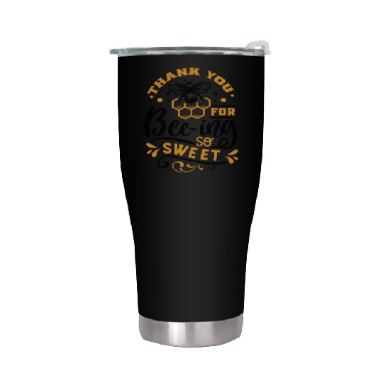 Thank you for Beeing so Sweet Stainless Steel Tumblers