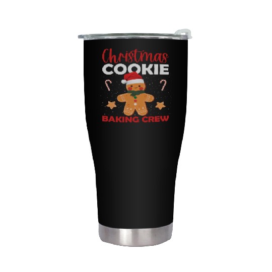 Christmas Cookie Baking Crew Stainless Steel Tumblers
