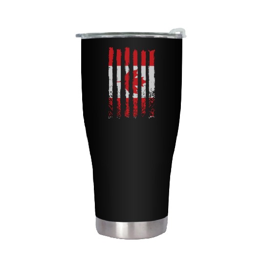 Viva Canada flag love proud canadian people design Stainless Steel Tumblers