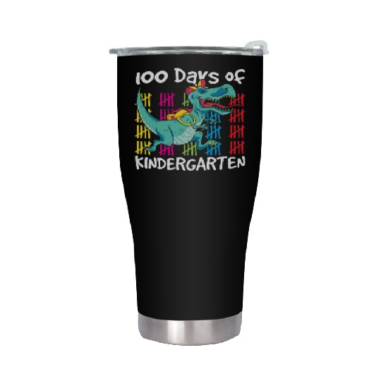 100 Days Of Kindergarten Sweet Cute Sayings Team Stainless Steel Tumblers