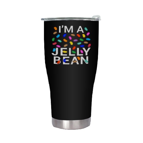 pretend im jelly bean halloween candy costume Stainless Steel Tumblers