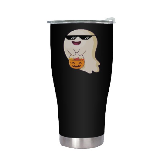 trick or treat thug life Stainless Steel Tumblers