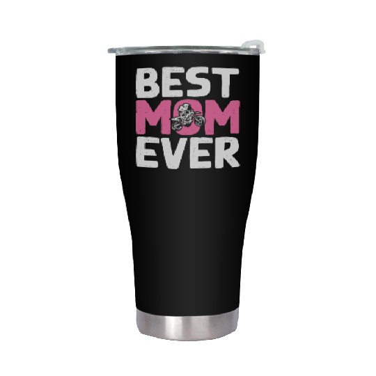 Dirt Bike Biker Best Mom Ever Motorcycle Motocross Stainless Steel Tumblers